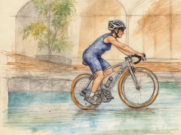 Auf dem Bild ist eine Person zu sehen, die auf einem Fahrrad fährt. Diese Szene könnte in einer urbanen Umgebung oder an einem schönen Ort stattfinden, wo das Radfahren genossen werden kann.In Jennersdorf gibt es viele Erholungsmöglichkeiten. Du könntest die Radwege entlang des gemütlichen Radwegenetzes erkunden, die durch die malerische Landschaft führen. Auch die Therme Loipersdorf, die nicht weit entfernt ist, bietet eine entspannende Möglichkeit, nach dem Radfahren zu entspannen. Zudem sind Wanderungen in der Umgebung eine tolle Option, um die Natur zu genießen.