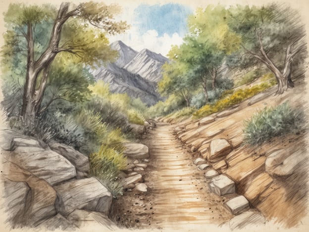Auf dem Bild ist ein malerischer Wanderweg zu sehen, der durch eine bewaldete Landschaft führt, umgeben von Bäumen und Felsen. In der Umgebung von Zwettl gibt es viele Möglichkeiten für Aktivitäten in der Natur.Man könnte beispielsweise den angrenzenden Wald erkunden, ausgedehnte Wanderungen unternehmen oder die wunderschöne Landschaft bei Radtouren genießen. In der Nähe gibt es auch zahlreiche Wanderwege, die zu malerischen Aussichtspunkten führen, sowie viele ruhige Plätze für Picknicks. Die Natur rund um Zwettl bietet zahlreiche Gelegenheiten, die frische Luft und die idyllische Umgebung zu genießen.
