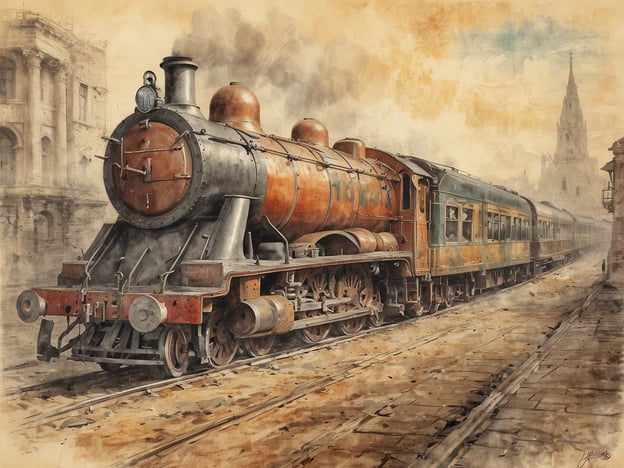 Auf dem Bild sieht man eine Dampflok, die auf einem Bahnhof steht. Diese Art von Lokomotive war im 19. und frühen 20. Jahrhundert weit verbreitet und symbolisiert den Beginn einer neuen Ära der Mobilität. Die Geschichte von Dornbirn ist stark mit der Entwicklung des Verkehrs verbunden, insbesondere mit der Eisenbahn.Die Stadt Dornbirn profitierte von der Anbindung an das Eisenbahnnetz, das im späten 19. Jahrhundert errichtet wurde. Dies förderte das Wachstum der Industrielandschaft und ermöglichte es, Produkte und Waren effizienter zu transportieren. Die Dampflok auf dem Bild könnte symbolisch für diese Fortschritte in Dornbirns Geschichte stehen, die sowohl wirtschaftlichen Aufschwung als auch eine verstärkte Verbindung mit anderen Regionen brachte.