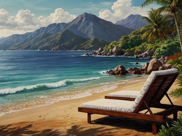 Auf dem Bild ist eine idyllische Strandlandschaft zu sehen, mit sanften Wellen, feinem Sand und einer malerischen Kulisse aus Bergen und Palmen. Zwei Liegen laden zum Entspannen und Genießen der Aussicht ein.
Wenn du das perfekte Wellness-Hotel auswählst, beachte folgende Tipps:
1. **Lage**: Suche nach Hotels in ruhiger, naturnaher Umgebung, idealerweise am Meer oder in den Bergen.
2. **Angebotene Behandlungen**: Informiere dich über die angebotenen Wellness-Behandlungen und achte darauf, ob diese deinen Bedürfnissen entsprechen.
3. **Ausstattung**: Prüfe, ob das Hotel über einen Spa-Bereich, Sauna, Pools und Fitnessmöglichkeiten verfügt.
4. **Kundenbewertungen**: Lies Bewertungen von anderen Gästen, um einen Eindruck von deren Erfahrungen zu bekommen.
5. **Preise und Pakete**: Vergleiche Preise und suche nach speziellen Wellness-Paketen, die Behandlungen und Verpflegung beinhalten.
6. **Zusätzliche Aktivitäten**: Achte darauf, ob auch Aktivitäten wie Yoga-Kurse oder Meditationsangebote vorhanden sind, um deinen Aufenthalt zu bereichern.
Mit diesen Tipps findest du sicher das ideale Wellness-Hotel für eine erholsame Auszeit.