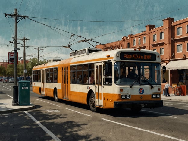 Auf dem Bild ist ein oranger und weißer Oberleitungsbus zu sehen, der auf einer Straße fährt. Im Hintergrund sind Gebäude und Menschen zu erkennen, die sich auf der Straße bewegen.Hier sind einige Sicherheitstipps für Alleinreisende:1. **Informiere dich über dein Ziel**: Kenne die Gegend, in der du dich aufhältst, und informiere dich über lokale Gepflogenheiten.2. **Transport wählen**: Nutze öffentliche Verkehrsmittel oder lizensierte Taxis, um sicher zu reisen. Achte darauf, dass das Fahrzeug erkennbar und vertrauenswürdig ist.3. **Bleibe in Kontakt**: Halte Kontakt zu Freunden oder Familie und informiere sie über deine Pläne und Aufenthaltsorte.4. **Wertgegenstände sichern**: Halte persönliche Gegenstände wie Geld und Elektronik nah bei dir und verwahre sie sicher.5. **Über das Nachtleben informieren**: Gehe in belebte und gut beleuchtete Gegenden und meide abgelegene Orte, besonders Nachts.Bleibe sicher und genieße deine Reise!