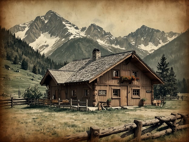 Auf dem Bild ist eine gemütliche Berghütte in einer malerischen alpinen Landschaft zu sehen, umgeben von hohen Bergen und üppigem Grün. Solche Hütten sind oft der perfekte Ort, um regionale kulinarische Köstlichkeiten zu genießen.
Hier könnten traditionelle Gerichte wie herzhaftes Käsefondue, zarte Speckknödel oder frische Brettljause serviert werden. Dazu passt ein regionales Bier oder ein Glas feiner, heimischer Wein. Die Atmosphäre und die umgebende Natur laden dazu ein, die lokalen Spezialitäten in geselliger Runde zu probieren und die Schönheit der Alpenlandschaft zu genießen.