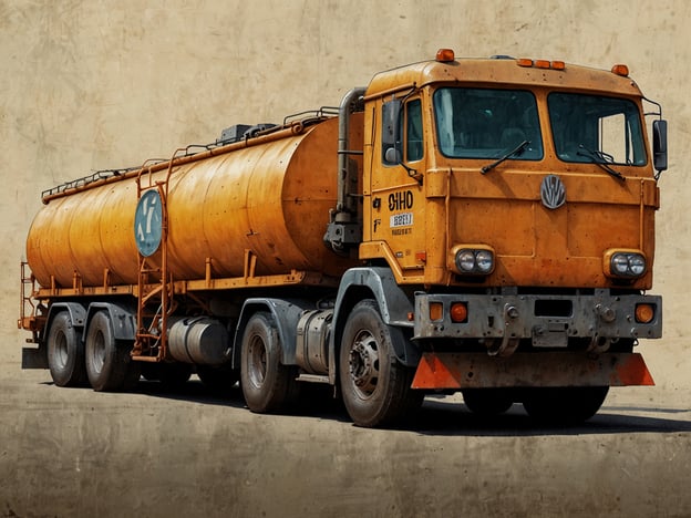 Auf dem Bild ist ein gelber Tanklastwagen zu sehen. Bei der Planung und Vorbereitung für den Einsatz eines solchen Fahrzeugs sind mehrere Faktoren zu berücksichtigen:1. **Fahrzeugüberprüfung:** Vor Fahrtantritt sollte der Zustand des Fahrzeugs, einschließlich des Tanks und der Bremsen, überprüft werden.2. **Ladungssicherung:** Es ist wichtig, sicherzustellen, dass die Ladung, vermutlich Flüssigkeiten, korrekt gesichert und den Vorschriften gemäß transportiert wird.3. **Route planen:** Eine gründliche Planung der Route unter Berücksichtigung von Straßenbedingungen und Verkehrsregeln ist entscheidend.4. **Sicherheitsvorkehrungen:** Die Vorbereitung sollte auch Sicherheitsmaßnahmen und Notfallpläne umfassen, um bei unvorhergesehenen Ereignissen schnell reagieren zu können.Diese Aspekte sind entscheidend für einen reibungslosen und sicheren Transport.