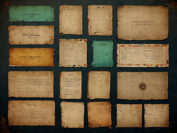 Auf dem Bild sind alte, vergilbte Papiere und Dokumente zu sehen, die anscheinend handgeschrieben oder in älterer Schrift verfasst sind. Diese Art von Dokumenten kann verschiedene Informationen enthalten, wie persönliche Mitteilungen, Notizen oder offizielle Schreiben.### Häufige Herausforderungen beim Umgang mit historischen Dokumenten:1. **Lesbarkeit**: Alte Schriften sind oft schwer zu entziffern. **Überwindung**: Verwenden Sie moderne Technologien wie digitale OCR-Software oder beauftragen Sie Experten für historische Dokumente.2. **Kulturelles Verständnis**: Der Kontext der Zeit, in der die Dokumente entstanden sind, kann unklar sein. **Überwindung**: Informieren Sie sich über die historische Periode und die kulturellen Hintergründe.3. **Erhaltung**: Alte Papiere können beschädigt werden. **Überwindung**: Lagern Sie die Dokumente unter geeigneten Bedingungen und verwenden Sie Schutzmaterialien.4. **Interpretation**: Mehrdeutige Formulierungen können zu Missverständnissen führen. **Überwindung**: Ziehen Sie Fachliteratur hinzu oder konsultieren Sie Historiker, um die Inhalte besser zu verstehen.Durch die Beachtung dieser Herausforderungen können Sie wertvolle Informationen aus alten Dokumenten gewinnen und deren Bedeutung besser erfassen.
