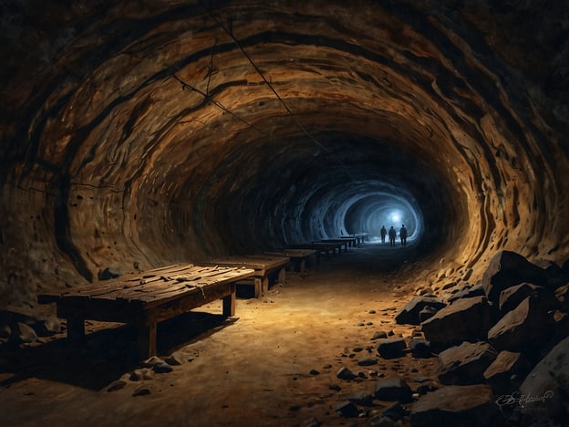 Auf dem Bild ist ein langer, dunkler Tunnel zu sehen, der durch eine beleuchtete Öffnung am Ende erhellt wird. Hier sind einige Must-Do Aktivitäten und Sehenswürdigkeiten, die mit einem solchen Ort verbunden sein könnten:1. **Erkundung von Höhlen**: Besuche Höhlen und Tunnel, um die beeindruckende Geologie und Geschichte zu entdecken.2. **Höhlenwanderungen**: Organisiere geführte Touren durch Tunnel und Höhlen, um mehr über die Umgebung zu erfahren.3. **Fotografie**: Halte die faszinierenden Lichtverhältnisse und die Struktur des Tunnels mit der Kamera fest.4. **Abenteuer-Sport**: Betätige dich in Aktivitäten wie Klettern oder Abseilen in geeigneten Tunnel- und Höhlensystemen.5. **Geschichtliche Führungen**: Informiere dich über die historische Bedeutung des Tunnels, falls er eine spezielle Geschichte hat (z.B. militärisch oder industriell).6. **Natur und Umweltstudien**: Beobachte seltene Pflanzen oder Tiere, die in oder um den Tunnel leben.Diese Aktivitäten bieten eine spannende Möglichkeit, solche faszinierenden Orte zu erleben.