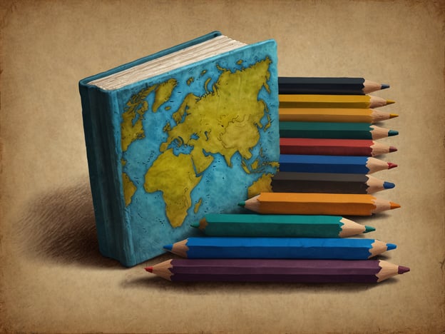 Auf dem Bild ist ein Buch mit einer Weltkarte auf dem Einband zu sehen, das anscheinend einen geografischen oder reisebezogenen Inhalt hat. Daneben liegen mehrere Buntstifte in verschiedenen Farben, die darauf hindeuten, dass kreatives Arbeiten oder Zeichnen im Zusammenhang mit dem Thema des Buches möglich ist.Für eine optimale Buchungszeit und -strategie ist es ratsam, etwa sechs bis acht Wochen im Voraus zu buchen, um die besten Angebote zu sichern. Flexibilität bei den Reisezeiten kann ebenfalls helfen, günstigere Optionen zu finden. Mögliche Rabattaktionen und Sonderangebote sollten ebenfalls in Betracht gezogen werden, um zusätzlich zu sparen.