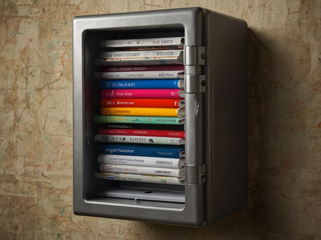 Auf dem Bild ist ein kleiner, silberner Schrank oder eine Box zu sehen, die mit verschiedenen bunten Gegenständen gefüllt ist, die möglicherweise Bücher oder Hefte sind.Hier sind einige wichtige Reisetipps für unterwegs:1. **Packliste erstellen**: Bevor du losfährst, stelle sicher, dass du eine Packliste hast, um nichts Wichtiges zu vergessen.2. **Reisedokumente bereithalten**: Halte alle wichtigen Dokumente wie Reisepass, Visa und Buchungsbestätigungen an einem sicheren und leicht zugänglichen Ort.3. **Geld im Voraus organisieren**: Wechsle etwas Geld für kleinere Ausgaben und halte deine Kreditkarte immer griffbereit.4. **Elektronische Geräte laden**: Achte darauf, dass deine elektronischen Geräte aufgeladen sind, insbesondere wenn du Karten oder andere Apps verwenden möchtest.5. **Notizen und Kontakte aufbewahren**: Mache Notizen oder speichere Kontakte für Notfälle, falls du Hilfe benötigst.6. **Gesundheitsvorsorge**: Überprüfe, ob du die notwendigen Impfungen hast und bringe eine kleine Reiseapotheke mit.Viel Spaß beim Reisen!