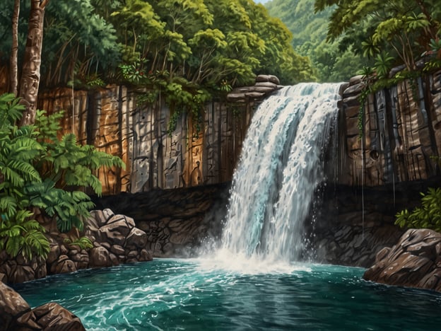 Auf dem Bild ist ein beeindruckender Wasserfall zu sehen, der in einen klaren, türkisfarbenen Pool fließt, umgeben von üppiger, grüner Vegetation. Abenteurer könnten hier verschiedene Aktivitäten genießen:
1. **Schwimmen**: Im erfrischenden Wasser des Pools entspannen oder schwimmen.
2. **Wanderung**: Die Umgebung erkunden und die Natur genießen, vielleicht entlang von kleinen Pfaden.
3. **Fotografie**: Die atemberaubende Landschaft festhalten und Erinnerungen schaffen.
4. **Picknick**: An einem schönen Platz in der Nähe des Wasserfalls ein Picknick veranstalten.
5. **Klettern**: Die Felsen rund um den Wasserfall herausfordern und sicher höher klettern.
Dieser Ort bietet viele Möglichkeiten für Abenteuer und Erholung in der Natur!