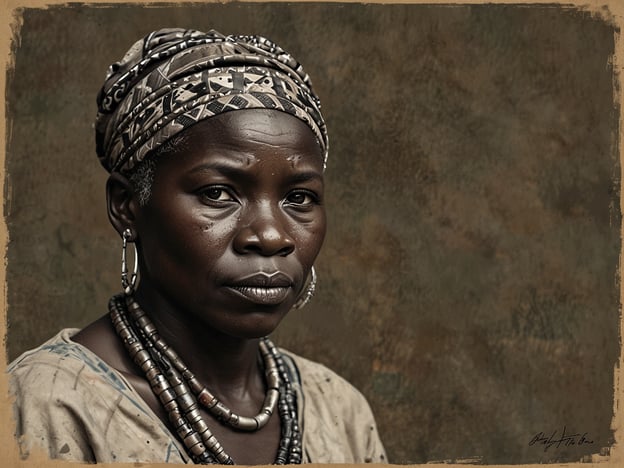 Auf dem Bild ist eine Frau zu sehen, die Tradition und Kultur verkörpert. Ihre Kleidung und Schmuck deuten auf eine reiche kulturelle Identität hin, die möglicherweise zu einer bestimmten Ethnie oder Gemeinschaft gehört. In vielen Kulturen sind ähnliche Kleidungsstile und Schmuck eine Form des Selbstausdrucks und haben oft symbolische Bedeutungen.In Bezug auf kulturelle Erlebnisse könnte man sagen, dass solche Traditionen häufig bei Festen oder Zeremonien gefeiert werden, bei denen Musik, Tanz und gemeinsames Essen eine zentrale Rolle spielen. Die lokale Küche ist oft ebenso vielfältig, mit Gerichten, die auf regionalen Zutaten basieren und durch Jahrhunderte von Traditionen geprägt sind. Diese kulinarischen Erlebnisse können Gerichte wie Eintöpfe, Reisgerichte oder spezielle Brotvarianten umfassen, die für die Gemeinschaft typisch sind.Das Bild vermittelt somit ein Gefühl von Verbundenheit mit den Wurzeln und der Gemeinschaft, die durch solche kulturellen und kulinarischen Praktiken stark geprägt wird.