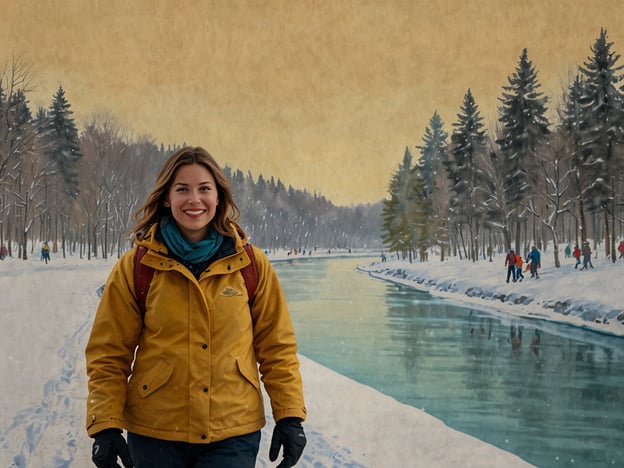 Auf dem Bild sieht man eine Frau in einem gelben Wintermantel, die in einer verschneiten Landschaft entlang eines gefrorenen Flusses spaziert. Hier sind einige Aktivitäten für jede Jahreszeit und jedes Wetter:
### Frühling
- **Wandern**: Erkunde blühende Parks und Wälder.
- **Picknicks**: Genieße die wärmenden Sonnenstrahlen im Freien.
- **Fahrradfahren**: Entdecke neue Fahrradrouten.
### Sommer
- **Schwimmen**: Besuche Strände oder Badeseen.
- **Grillpartys**: Verbringe Zeit mit Freunden im Garten.
- **Festivals**: Nimm an Musik- oder Kulturfestivals teil.
### Herbst
- **Laub sammeln**: Geh in den Park und genieße die bunten Blätter.
- **Kürbisernte**: Besuche einen Bauernhof und ernte Kürbisse.
- **Wanderungen**: Erlebe die frische Luft und die herbstlichen Farben.
### Winter
- **Schneeschuhwandern**: Entdecke verschneite Landschaften.
- **Schlittschuhlaufen**: Nutze gefrorene Seen oder Eisbahnen.
- **Skifahren**: Besuche ein Skigebiet für Abfahrten im Schnee.
Jede Jahreszeit bietet zahlreiche Möglichkeiten, die Natur und das Wetter zu genießen!