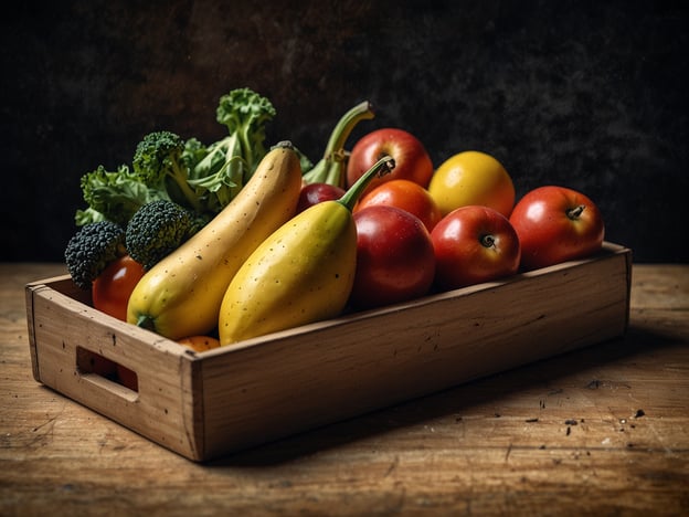 Auf dem Bild sind frisches Obst und Gemüse in einer Holzschale zu sehen, darunter Bananen, Tomaten und Brokkoli. Kulinarisch gesehen bietet Ottawa einige Highlights, wo man frische, lokale Produkte genießen kann.
Besonders bekannt sind die Ottawa Farmers' Markets, in denen man hochwertige, saisonale Erzeugnisse findet. Außerdem sind Restaurants wie "North & Navy" und "Play Food & Wine" für ihre kreative Nutzung lokaler Zutaten bekannt. Die Stadt hat auch eine lebendige Food-Szene mit vielen Möglichkeiten, die Vielfalt der kanadischen Küche zu entdecken!