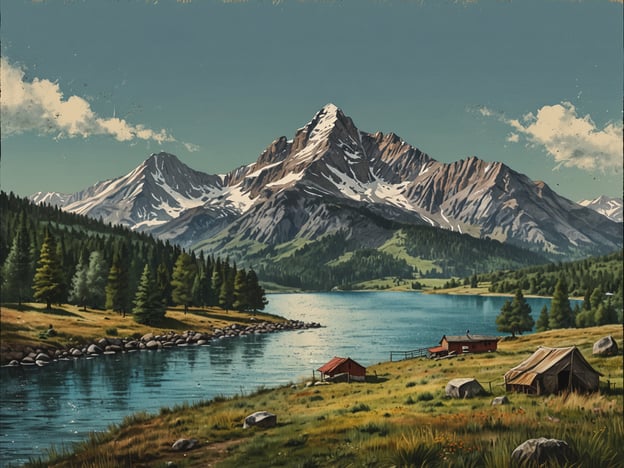 Auf dem Bild ist eine malerische Landschaft mit Bergen und einem ruhigen See zu sehen, umgeben von Wäldern und einer Wiese. Im Tessin bieten solche Landschaften zahlreiche Abenteuer und Aktivitäten.Man könnte zum Beispiel:1. **Wanderungen** unternehmen, um die atemberaubende Natur zu erkunden. Es gibt viele Wanderwege, die durch die Berge führen und spektakuläre Ausblicke bieten.2. **Trekking-Touren** genießen, vielleicht sogar bis zu den Gipfeln, um die Alpenflora und -fauna aus nächster Nähe zu erleben.3. **Kanu- oder Bootsfahrten** auf dem See machen, um die Ruhe und Schönheit der Natur zu genießen.4. **Radfahren** entlang der Ufer oder in den umliegenden Hügeln, was eine großartige Möglichkeit ist, die Gegend aktiv zu erkunden.5. **Camping** in der Nähe des Wassers, um die Natur hautnah zu erleben und abends den Sternenhimmel zu bewundern.Der Tessin ist ein wunderbarer Ort für Naturliebhaber und Abenteuerlustige!
