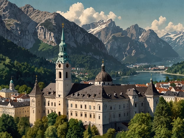 Das Bild zeigt eine malerische Gegend mit einer historischen Architektur, umgeben von majestätischen Bergen und einem Fluss. Es erinnert an die schöne Stadt Salzburg in Österreich.
Wenn du nach Salzburg reisen möchtest, sind hier einige der besten Airlines und Routen:
1. **Lufthansa** – Flüge über Frankfurt oder München.
2. **Austrian Airlines** – Direktflüge von vielen europäischen Städten.
3. **Ryanair** – Günstige Flüge von verschiedenen Städten in Europa.
4. **easyJet** – Flüge von London und anderen Zielen.
Du kannst auch eine Verbindung über größere Flughäfen wie Wien oder München in Betracht ziehen, da diese oft mehrere Pläne nach Salzburg anbieten.