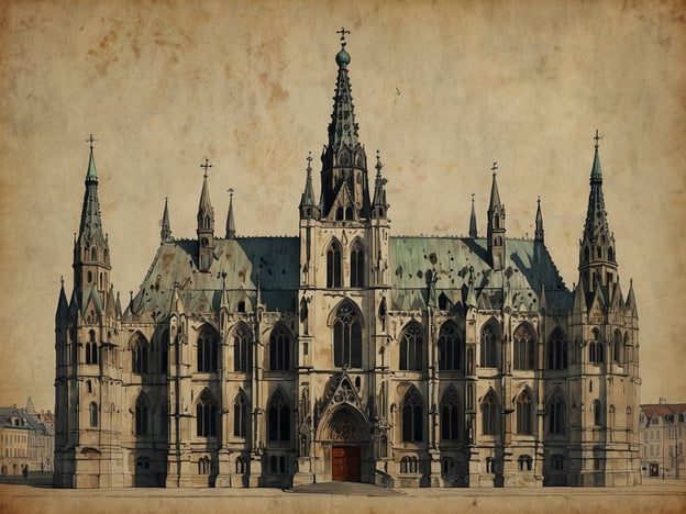 Auf dem Bild ist eine beeindruckende Kathedrale zu sehen, die wahrscheinlich die St. Veits-Kathedrale in Prag ist. Diese Sehenswürdigkeit ist ein absolutes Muss, wenn du Prag besuchst. Die Kathedrale ist ein herausragendes Beispiel gotischer Architektur und befindet sich im berühmten Prager Burgkomplex.Weitere Sehenswürdigkeiten, die du in Prag nicht verpassen solltest, sind die Karlsbrücke, die Prager Burg und der Alte Markt mit der astronomischen Uhr. All diese Orte bieten eine faszinierende Mischung aus Geschichte, Architektur und Kultur.