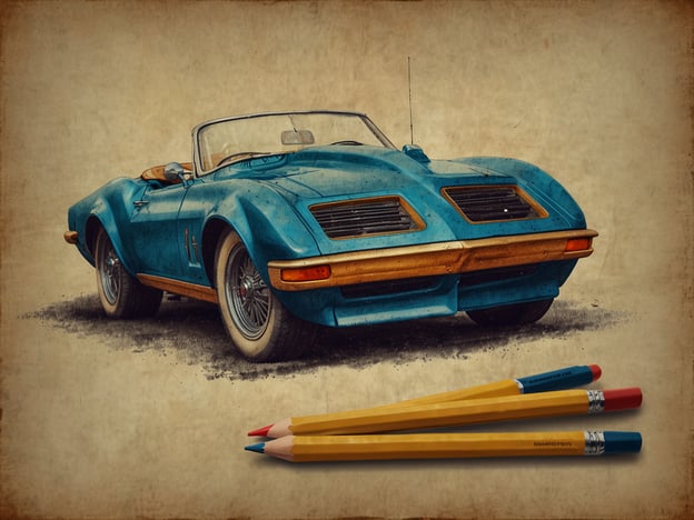 Auf dem Bild ist ein blauer Oldtimer-Sportwagen zu sehen, daneben liegen einige Buntstifte.Wenn du Flugsuchmaschinen nutzen möchtest, hier sind einige Tipps:1. **Flexible Daten**: Sei flexibel mit deinen Reisedaten. Oft sind Flüge an Wochentagen günstiger.2. **Vergleichsportale**: Nutze mehrere Flugsuchmaschinen, um die besten Angebote zu finden. Seiten wie Skyscanner oder Google Flights sind hilfreich.3. **Preisbenachrichtigungen**: Stelle Preisbenachrichtigungen ein, um über Preissenkungen informiert zu werden.4. **Direktbuchung**: Überprüfe die Preise auf der Website der Airline, da dort manchmal exklusive Angebote erhältlich sind.5. **Cookies löschen**: Lösche deine Browser-Cookies oder nutze den Inkognito-Modus, um die Preisentwicklung nicht zu beeinflussen.Viel Erfolg bei der Suche!