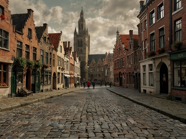 Auf dem Bild ist eine malerische Straßenansicht einer historischen Stadt zu sehen, wahrscheinlich mit alten, charmanten Häusern und einem markanten Kirchturm im Hintergrund. Die Steine der Straße scheinen unregelmäßig und bringen einen rustikalen Charakter in die Szene.
**Praktische Tipps für deinen Aufenthalt:**
1. **Bequeme Schuhe:** Die gepflasterten Straßen können uneben sein. Bequeme, stabile Schuhe sind ideal.
2. **Stadtführungen:** Ziehe in Betracht, an einer geführten Tour teilzunehmen, um mehr über die Geschichte und die Architektur der Stadt zu erfahren.
3. **Fotowinkel:** Suche dir unterschiedliche Perspektiven, um die Schönheit der Architektur und der Straßen zu erfassen.
4. **Essen und Trinken:** Probiere lokale Spezialitäten in den Cafés und Restaurants entlang der Straße.
5. **Wettervorhersage:** Überprüfe das Wetter, um dich entsprechend kleiden zu können — ein Schirm kann nützlich sein!
6. **Geschäfte und Souvenirs:** Vergiss nicht, in den kleinen Geschäften nach einzigartigen Souvenirs zu schauen.