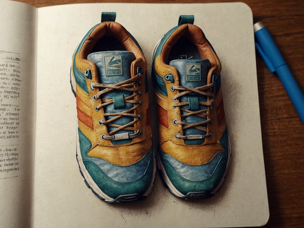 Auf dem Bild sind ein Paar Sneaker zu sehen, die auf einer Oberfläche liegen.Für eine Reise nach Echternach könnte eine Packliste folgendermaßen aussehen:1. **Bequeme Schuhe** (z.B. die abgebildeten Sneaker)2. **Kleidung für verschiedene Wetterlagen** (T-Shirts, Pullover, Regenjacke)3. **Hosen oder Shorts**4. **Wanderbekleidung** (für Ausflüge in die Natur)5. **Sonnenbrille und Sonnencreme**6. **Toilettenartikel** (Zahnbürste, Shampoo, etc.)7. **Reiseunterlagen** (Tickets, Buchungsbestätigungen)8. **Kamera oder Smartphone** (für Erinnerungsfotos)9. **Medikamente** (falls nötig)10. **Wasserflasche** (für Erfrischungen unterwegs)Diese Liste kann je nach Dauer und Aktivitäten angepasst werden.