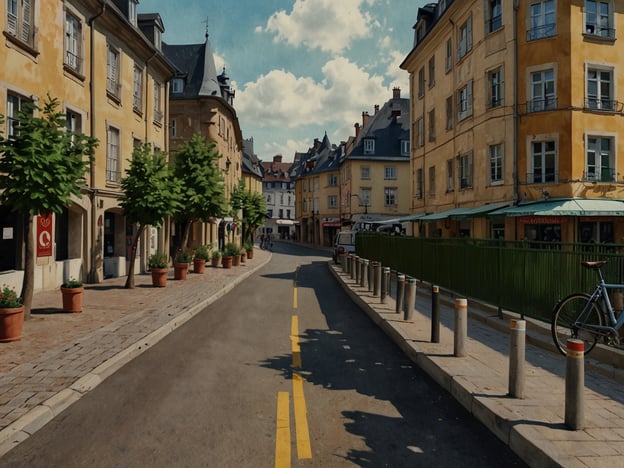 Auf dem Bild ist eine charmante Straße in einer Stadt zu sehen, die von gelben Gebäuden und gepflegten Bäume gesäumt ist. Hier sind einige praktische Reisetipps für Echternach:1. **Erkundung der Altstadt**: Die Altstadt von Echternach ist malerisch und gut erhalten. Planen Sie Zeit ein, um die schönen Straßen und Plätze zu erkunden.2. **Kultur erleben**: Besuchen Sie die Abtei von Echternach und das Museum, um mehr über die lokale Geschichte und Kultur zu erfahren.3. **Kulinarische Genüsse**: Probieren Sie lokale Spezialitäten in den zahlreichen Cafés und Restaurants. Die Region ist bekannt für ihre leckeren Gerichte.4. **Aktiv sein**: Nutzen Sie die Wander- und Radwege rund um Echternach, um die natürliche Schönheit der Umgebung zu genießen.5. **Veranstaltungen**: Informieren Sie sich über aktuelle Veranstaltungen, Festivals oder Märkte, die während Ihres Besuchs stattfinden könnten.Viel Spaß bei Ihrer Reise nach Echternach!