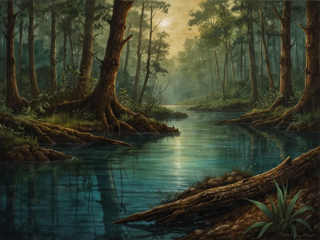 Das Bild zeigt eine ruhige und friedliche Naturlandschaft mit einem Gewässer, umgeben von Bäumen und üppigem Grün.Auf Oak Island gibt es mehrere Sehenswürdigkeiten, die mit der Geschichte und den Mythen der Insel verbunden sind:1. **Die Money Pit**: Ein legendäres Loch, in dem viele in der Hoffnung auf verborgene Schätze Gräber durchführten.2. **Der Oak Island Lighthouse**: Auch bekannt als der historische Leuchtturm von Oak Island, ein beliebtes Fotomotiv.3. **Die Großen Wellen**: Ein Ort, der für seine raue Küste und beeindruckenden Ausblicke bekannt ist.4. **Die Rest der ehemaligen Holzställe**: Überreste, die von früheren Abenteuern und dem Schatzsucher-Hype zeugen.Diese Stellen ziehen viele Besucher an und sind eng mit der berühmten Schatzsuche auf der Insel verbunden.