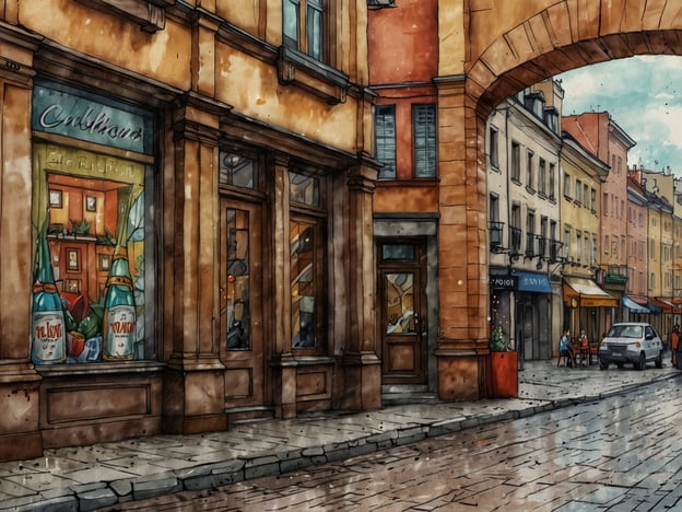 Auf dem Bild ist eine malerische Straße in Warschau zu sehen, die von historischen Gebäuden gesäumt wird. Diese Art von Umgebung ist ideal für das Einkaufen, da zahlreiche Geschäfte und Boutiquen entlang der Straße angesiedelt sind. Die Fenster zeigen einladende Auslagen, die Passanten zum Stöbern einladen.Das Nachtleben in Warschau könnte sich in solch einer Umgebung ebenfalls entfalten, da viele Restaurants und Cafés in der Nähe sind. Abends könnten hier Menschen sitzen, sich unterhalten und die Atmosphäre genießen, während die Straßenlichter den Platz in warmes Licht tauchen. Diese Mischung aus Einkaufsmöglichkeiten und lebendigem Nachtleben macht Warschau zu einem attraktiven Ziel.