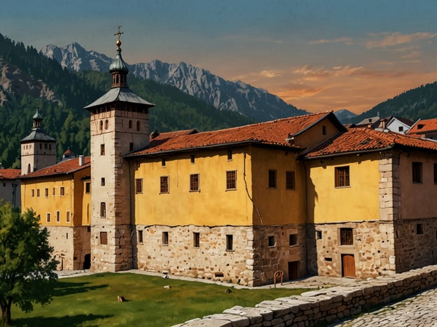 Auf dem Bild ist vermutlich eine historische Stätte oder ein Schloss in den Bergen zu sehen. Solche Orte bieten oft faszinierende Einblicke in die Geschichte und Architektur der Region. Top Sehenswürdigkeiten und Aktivitäten in der Umgebung könnten folgende sein:1. **Besichtigung der Burg oder des Schlosses**: Informieren Sie sich über die Geschichte des Gebäudes und erkunden Sie die Innenräume.2. **Wanderungen in der Natur**: Die umliegenden Berge bieten zahlreiche Wanderwege mit herrlichen Ausblicken und der Möglichkeit, die alpine Flora und Fauna zu erleben.3. **Führungen und Veranstaltungen**: Oft finden in historischen Stätten geführte Touren oder kulturelle Veranstaltungen statt, die interessante Einblicke bieten.4. **Fotografie**: Die malerische Kulisse ist ideal für beeindruckende Fotos, besonders während der goldenen Stunden am Morgen oder Abend.5. **Kulturelle Erlebnisse**: Lokale Museen oder Ausstellungen in der Nähe könnten zusätzliche Informationen über die Geschichte der Region bieten.Diese Aktivitäten können Besuchern helfen, die Schönheit und das Erbe des Ortes voll auszukosten.