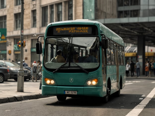 Auf dem Bild ist ein grüner Bus zu sehen, der durch eine Stadtstraße fährt, umgeben von anderen Fahrzeugen und Fußgängern.### Praktische Reisetipps für Varna:1. **Öffentliche Verkehrsmittel**: Varna verfügt über ein gutes Netz öffentlicher Verkehrsmittel. Busse sind eine kostengünstige Möglichkeit, sich in der Stadt fortzubewegen. Achten Sie auf die angezeigten Routen und Fahrzeiten.2. **Fahrkarten**: Kaufen Sie Fahrkarten im Voraus an Automaten oder Kiosken. Es ist wichtig, dass Sie Ihr Ticket validieren, um Geldstrafen zu vermeiden.3. **Zu Fuß erkunden**: Viele Sehenswürdigkeiten in Varna sind zu Fuß erreichbar. Ein Spaziergang entlang der Strandpromenade oder durch den Stadtpark ist empfehlenswert.4. **Lokale Küche**: Probieren Sie lokale Delikatessen in den kleinen Restaurants und Cafés. Die bulgarische Küche ist vielfältig und schmackhaft.5. **Sicherheit**: Varna gilt als eine sichere Stadt, aber achten Sie dennoch auf Ihre Wertsachen, besonders in belebten Bereichen.Genießen Sie Ihren Aufenthalt in Varna!
