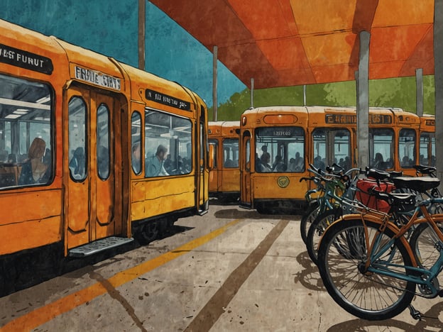 Auf dem Bild sind orangefarbene Straßenbahnen zu sehen, die an einer Haltestelle stehen. Im Vordergrund sind Fahrräder abgestellt, und die gesamte Atmosphäre vermittelt ein urbanes, lebhaftes Bild.**Tipps für deinen Besuch in Weimar:**1. **Öffentliche Verkehrsmittel nutzen**: Weimar hat ein gut ausgebautes Straßenbahn- und Busnetz, das dir hilft, die Stadt bequem zu erkunden.2. **Fahrradfreundliche Stadt**: Weimar ist ideal für Fahrradtouren. Miete ein Rad und entdecke die Stadt und ihre Umgebung auf zwei Rädern.3. **Kulturelle Highlights**: Besuche das Bauhaus-Museum und die Klassik Stiftung Weimar, um mehr über die bemerkenswerte Geschichte und Kultur der Stadt zu erfahren.4. **Parks und Gärten**: Nutze die Gelegenheit, die schönen Parks wie den Belvedere Park oder den Fürstengarten zu besuchen, um zu entspannen und die Natur zu genießen.5. **Kulinarische Erlebnisse**: Probier lokale Spezialitäten in einem der kleinen Cafés oder Restaurants und genieße das besondere Flair der Stadt.Viel Spaß in Weimar!
