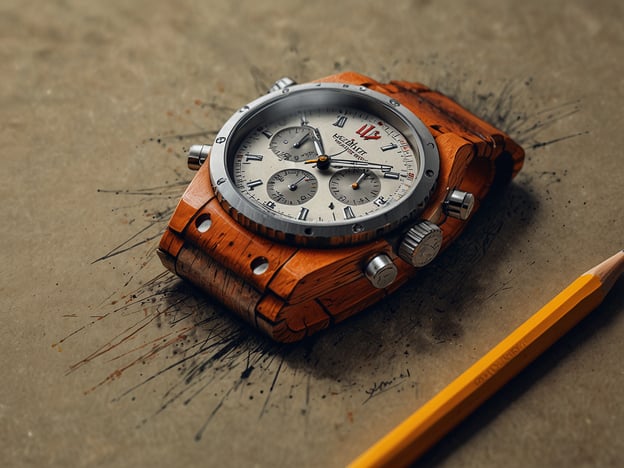 Auf dem Bild ist eine Uhr zu sehen, die eine Kombination aus Holz und metallischen Elementen zeigt. Die Uhr hat ein sportliches Design mit mehreren Zifferblättern und bedruckten Markierungen. Neben der Uhr liegt ein gelber Bleistift auf einem papierähnlichen Untergrund.**Warum eine Weimar Uhr?**Die Weimar Uhren sind bekannt für ihre hohe Qualität und das ästhetische Design, das Tradition mit modernem Handwerk kombiniert. Die Verwendung nachhaltiger Materialien, wie Holz, unterstreicht das Engagement für ökologische Verantwortung.**Kundenstimmen und Erfahrungen:**Viele Kunden schätzen die Einzigartigkeit und den Komfort der Weimar Uhren. Sie heben hervor, dass die Uhren nicht nur funktional sind, sondern auch ein stilvolles Accessoire darstellen. Die Kombination aus traditioneller Uhrmacherkunst und modernen Elementen wird oft gelobt. Zudem berichten Nutzer von einer hohen Verarbeitungsqualität und einer langen Lebensdauer der Produkte.