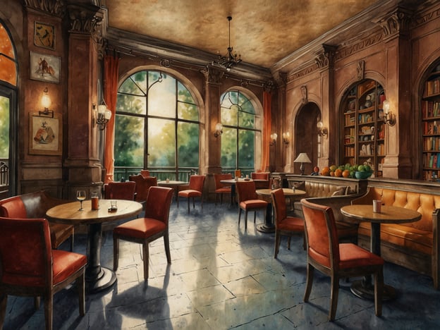Auf dem Bild ist ein stilvoll eingerichteter Raum zu sehen, der an ein gemütliches Café oder eine Lounge erinnert. Die warmen Farben, die bequemen Sitzgelegenheiten und die große Fensterfront schaffen eine einladende Atmosphäre.Wenn du die Weimar Card nutzt, hier einige Tipps für einen unvergesslichen Aufenthalt:1. **Kulturelle Sehenswürdigkeiten**: Nutze die Ermäßigungen für Museen wie das Bauhaus-Museum oder das Goethe-Nationalmuseum.2. **Öffentliche Verkehrsmittel**: Mit der Weimar Card erhältst du kostenlosen Zugang zu den öffentlichen Verkehrsmitteln, um bequem die Stadt zu erkunden.3. **Führungen**: Nimm an Stadtführungen teil, die oft mit der Weimar Card vergünstigt sind, um noch mehr über die Geschichte Weimars zu erfahren.4. **Kulturelle Veranstaltungen**: Informiere dich über Veranstaltungen während deines Aufenthalts, bei denen du vielleicht sogar ermäßigte Tickets bekommst.5. **Cafés und Restaurants**: Einige Gastronomiebetriebe bieten Rabatte für Weimar Card-Inhaber an, die du bei deinem Besuch berücksichtigen solltest.Viel Spaß in Weimar!