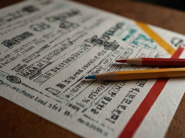 Auf dem Bild sind bunte Bleistifte neben einem Blatt Papier zu sehen, das mit verschiedenen Schriftzeichen und Mustern beschrieben ist. Es könnte sich um Kunst oder eine künstlerische Übung handeln.Hier sind einige praktische Tipps für deine Reise nach Eritrea:1. **Visum**: Stelle sicher, dass du ein Visum beantragst, bevor du nach Eritrea reist, da es für die Einreise erforderlich ist.2. **Kultur respektieren**: Eritrea hat eine reiche Kultur. Informiere dich über lokale Bräuche und Traditionen, um respektvoll zu agieren.3. **Transport**: Informiere dich über die öffentlichen Verkehrsmittel oder plane private Verkehrsmittel im Voraus, um sicher und bequem zu reisen.4. **Währung**: Die lokale Währung ist der Nakfa. Es ist ratsam, etwas Bargeld mitzubringen, da Kreditkarten nicht überall akzeptiert werden.5. **Gesundheitsvorsorge**: Erkundige dich über notwendige Impfungen und bringe eine Reiseapotheke mit.6. **Sprache**: Auch wenn viele Englisch sprechen, ist es hilfreich, ein paar grundlegende Worte auf Tigrinya oder Arabisch zu lernen.Diese Tipps sollten dir helfen, deine Reise nach Eritrea angenehm und sicher zu gestalten.