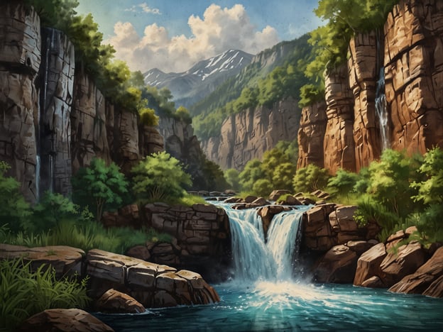 Auf dem Bild ist eine malerische Landschaft mit Wasserfällen und einer ruhigen Wasserszene zwischen hohen Felsen und üppigem Grün zu sehen. Diese Art von natürlicher Schönheit erinnert an einige der besten Reiseziele in Laos abseits der Touristenpfade.Ein Beispiel dafür ist die Region um die Wasserfälle von Kuang Si, die nicht nur atemberaubend sind, sondern auch weniger überlaufen sein können, wenn man die weniger bekannten Pfade erkundet. Auch das Nam Ou Valley bietet spektakuläre Landschaften mit Bergen und Flüssen, wo man die Ruhe der Natur genießen kann. Eine Wanderung im Phongsali bietet einzigartige Ausblicke und die Möglichkeit, authentische Dörfer zu besuchen.Diese Ziele bieten die Möglichkeit, die unberührte Natur und die Kultur Laoss durch weniger frequentierte Routen zu entdecken.