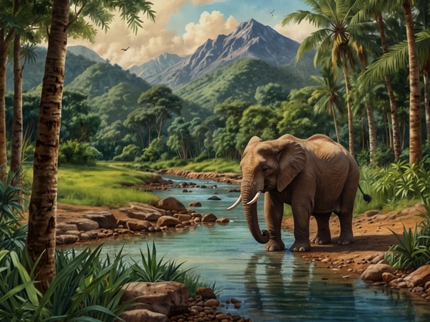 Auf dem Bild ist ein Elefant zu sehen, der an einem ruhigen Gewässer steht, umgeben von üppiger grüner Vegetation und Bergen im Hintergrund. Dieses Szenario verkörpert die natürliche Schönheit Simbabwes, die ein zentraler Bestandteil des nachhaltigen Tourismus ist.Nachhaltiger Tourismus in Simbabwe konzentriert sich darauf, die reiche Tierwelt und die atemberaubenden Landschaften zu schützen, während gleichzeitig die lokale Bevölkerung von den Einkünften des Tourismus profitiert. Durch verantwortungsvolle Reisepraktiken, wie Wildtierbeobachtungen und der Unterstützung von Gemeinden, trägt jeder Besucher dazu bei, die Umwelt zu erhalten und das kulturelle Erbe zu bewahren.
