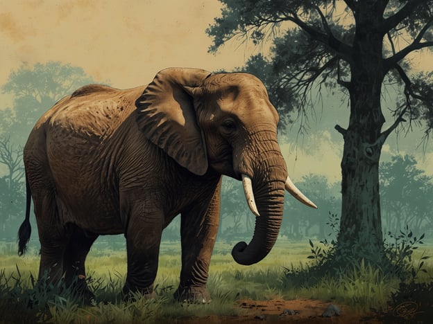Auf dem Bild ist ein Elefant in einer natürlichen Landschaft zu sehen. Wenn wir über die Herausforderungen und die Zukunft der Berggorillas sprechen, gibt es einige Parallelen zur Situation des Elefanten und anderer Wildtiere.Berggorillas sind stark bedroht durch Lebensraumverlust, Wilderei und Krankheiten. Ähnlich wie Elefanten stehen sie vor der Herausforderung, in einem sich schnell verändernden Umfeld zu überleben, wo menschliche Aktivitäten ihren Lebensraum einschränken. Schutzmaßnahmen, wie die Schaffung von Schutzgebieten und die Förderung des Tourismus, können zur Erhaltung ihrer Populationen beitragen. Zukünftig müssen die Ansprüche der Menschen und der Schutz der Tierwelt besser in Einklang gebracht werden, um das Überleben dieser majestätischen Tiere zu sichern.
