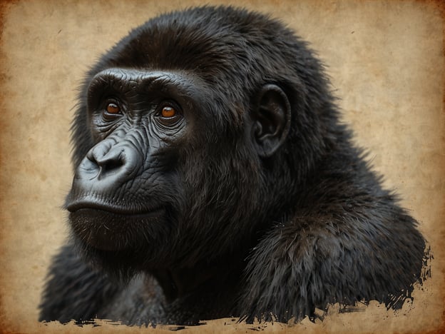 Auf dem Bild ist ein Gorilla zu sehen. Der Kongo ist bekannt für seine beeindruckende Tierwelt, insbesondere die westlichen Flachlandgorillas. Ein Abenteuer im Kongo könnte eine Safaritour durch den Virunga-Nationalpark umfassen, wo man diese majestätischen Tiere in ihrem natürlichen Lebensraum beobachten kann.Darüber hinaus bieten der Kongo-Fluss und seine Umgebung zahlreiche Möglichkeiten zum Trekking, Kanufahren und Erkunden der beeindruckenden Regenwälder. Ein Besuch bei indigenen Gemeinschaften kann auch einen tiefen Einblick in die Kultur und das Leben vor Ort bieten.