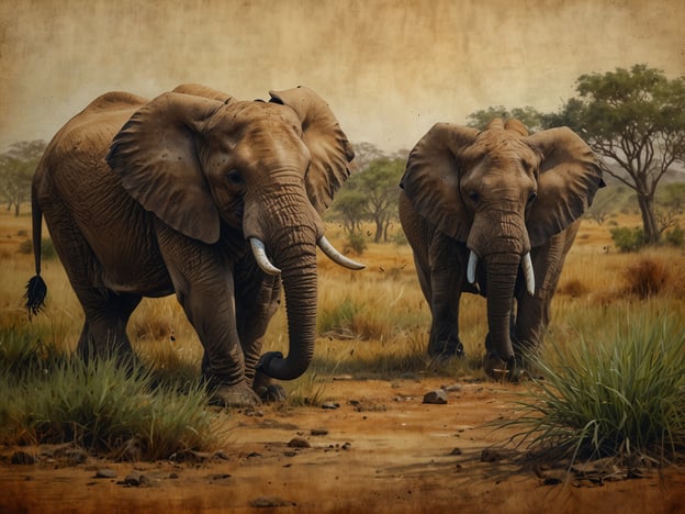Auf dem Bild sind zwei Elefanten in einer natürlichen Savannenlandschaft zu sehen. Elefanten sind nicht nur beeindruckende Tiere, sondern auch wichtige Akteure in ihrem Ökosystem. Nachhaltigkeit und verantwortungsvolles Reisen sind wichtig, um Lebensräume wie diesen zu schützen.Beim Reisen in solche Gebiete sollte man darauf achten, keine negativen Auswirkungen auf die Tierwelt und die Umwelt zu haben. Dazu gehört, respektvoll zu beobachten, Abfall zu vermeiden und sich an lokale Richtlinien zu halten. Verantwortungsvolles Reisen fördert den Schutz von Wildtieren und deren Lebensräumen und unterstützt oft auch die lokale Bevölkerung.