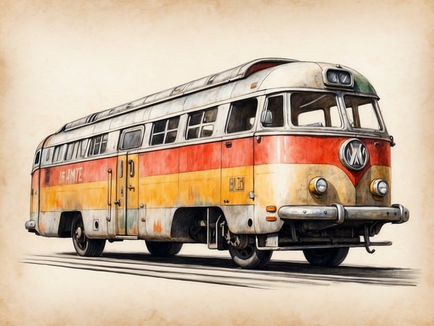 Auf dem Bild ist ein historischer Bus zu sehen, der von Volkswagen hergestellt wurde, häufig als VW-Bus oder VW Type 2 bekannt. Der Bus hat ein auffälliges rot-gelbes Design, das an die Farbschemata vergangener Jahrzehnte erinnert.
**Praktische Informationen für Besucher:**
- **Besichtigung:** Wenn Sie an historischen Fahrzeugen interessiert sind, suchen Sie nach Museen oder Ausstellungen, die Oldtimer oder spezielle Automobil-Events veranstalten.
- **Fotomöglichkeiten:** Solche Busse sind oft bei Oldtimer-Treffen oder auf Festivals zu sehen. Planen Sie Besuche zu diesen Veranstaltungen, um tolle Fotos zu machen.
- **Mietmöglichkeiten:** In einigen Städten können Sie historische VW-Busse für Roadtrips oder besondere Anlässe mieten.
- **Führungen:** Bei Museen oder Galerien gibt es oft Führungen, die interessante Informationen über die Geschichte dieser Fahrzeuge bieten.
Informieren Sie sich vorher über Termine und Veranstaltungen, um das Beste aus Ihrem Besuch herauszuholen!