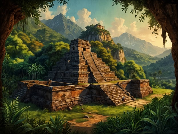 Sri Lanka ist ein Inselparadies, bekannt für seine atemberaubenden Landschaften, reiche Kultur und faszinierenden historischen Stätten. Inmitten von üppigen Dschungeln und majestätischen Bergen entfalten sich hier die Schönheiten der Natur.Auf dem Bild ist eine beeindruckende Stufenpyramide zu sehen, umgeben von einer üppigen, grünen Vegetation und majestätischen Bergen im Hintergrund. Die Struktur scheint aus Stein erbaut zu sein und erinnert an alte Zivilisationen, die in harmonischem Einklang mit der Natur lebten. Der Himmel ist hell und bewölkt, was eine friedliche Atmosphäre schafft. Solche monumentalen Bauwerke sind oft eingehüllt in Geschichte und Geheimnisse und ziehen die Aufmerksamkeit jedes Geschichtsliebhabers an.