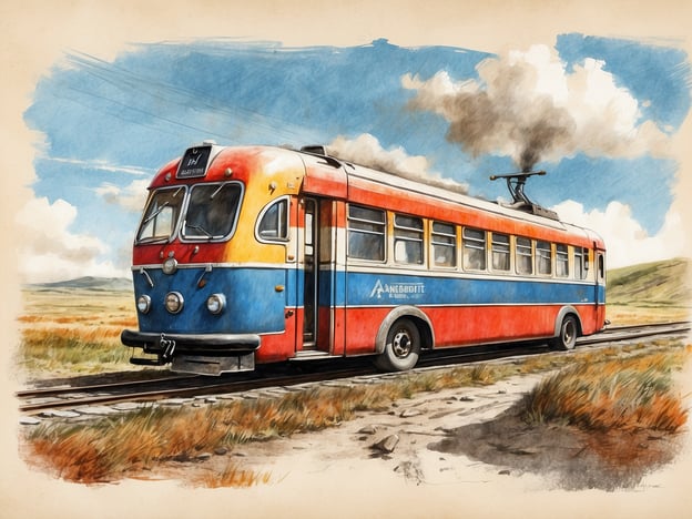 Auf dem Bild ist ein historischer Straßenbahnwagen zu sehen, der auf Schienen fährt. Er hat eine auffällige rot-blaue Farbgebung und einige Rauchwolken steigen aus dem Dach auf, was darauf hindeutet, dass es sich um eine dampfbetriebene Straßenbahn handelt.
**Praktische Informationen für deinen Besuch:**
1. **Standort:** Informiere dich über die Stadt oder Region, in der diese historische Straßenbahn verkehrt. Oft gibt es spezielle Museen oder historische Bahngesellschaften, wo du mehr erfahren kannst.
2. **Fahrzeiten:** Überprüfe die Fahrpläne, um sicherzustellen, dass die Straßenbahn an deinem gewünschten Tag fährt.
3. **Tickets:** Informiere dich über die Ticketpreise und eventuell Ermäßigungen für Kinder und Senioren.
4. **Besichtigungen:** Es könnte Führungen oder Veranstaltungen geben, die die Geschichte der Straßenbahn beleuchten. Plane deinen Besuch entsprechend.
5. **Fotografie:** Bringe eine Kamera mit, um die beeindruckende Aussicht und die historische Bahn festzuhalten. Achte auf die Relevanz von Fotografierverboten in bestimmten Bereichen.
6. **Anreise:** Überlege dir, wie du zum Standort der Straßenbahn gelangst, sei es mit öffentliche Verkehrsmitteln oder dem Auto.
Viel Spaß bei deinem Besuch!