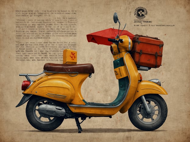 Auf dem Bild ist ein gelber Motorroller mit einem roten Regenschirm und einem Koffer zu sehen. Solche Roller sind oft ein praktisches Fortbewegungsmittel in vielen Städten, besonders in Urlaubszielen.### Reiseinsider und Tipps:1. **Mietmöglichkeiten**: In vielen Städten ist es möglich, Motorroller zu mieten. Informiere dich im Voraus über Mietstationen und Preise.2. **Verkehrsregeln**: Achte auf die lokalen Verkehrsregeln, da sie je nach Land variieren können. Trage immer einen Helm!3. **Erkundungstouren**: Nutze den Roller, um abgelegene Strände oder charmante Dörfer zu erkunden, die mit dem Auto schwerer zu erreichen sind.4. **Gepäck**: Achte darauf, dass dein Gepäck sicher verstaut ist. Verwende Rucksäcke oder wasserdichte Taschen, um deine Sachen zu schützen.5. **Sicherheit**: Halte immer das nötige Equipment zur Sicherheit bereit, wie beispielsweise ein Erste-Hilfe-Set.Mit einem Motorroller bist du flexibel und kannst deinen Urlaub in vollen Zügen genießen!