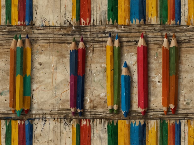 Auf dem Bild sind verschiedene Buntstifte in unterschiedlichen Farben angeordnet. Diese Darstellung könnte die Kreativität und den künstlerischen Ausdruck symbolisieren, die in der bhutanischen Gesellschaft eine wichtige Rolle spielen. Bhutan legt großen Wert auf Bildung und kulturelle Werte, wobei Kunst oft als eine Form der kommunikativen Ausdrucksweise gefördert wird.In der heutigen bhutanischen Gesellschaft wird die Kreativität nicht nur im Bildungssektor, sondern auch in der Wirtschaft geschätzt, da viele junge Menschen ihre handwerklichen und künstlerischen Fähigkeiten nutzen, um traditionelle und moderne Produkte zu schaffen. Dies trägt zur Erhaltung des kulturellen Erbes bei und unterstützt gleichzeitig die wirtschaftliche Entwicklung.