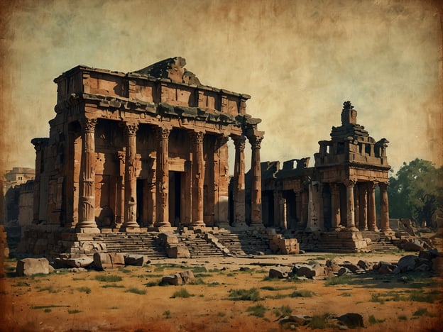 Auf dem Bild sind beeindruckende Ruinen einer antiken Stätte zu sehen, die möglicherweise an das Erbe von Tempelanlagen oder Palästen erinnert. Solche Stätten sind oft reich an Geschichte und Architektur. Einige antike Orte, die man unbedingt besuchen sollte, sind:1. **Machu Picchu, Peru** - Eine beeindruckende Inka-Stadt in den Anden, bekannt für ihre atemberaubenden Terrassen und Felsen.2. **Petra, Jordanien** - Die berühmte Felsenstadt, die für ihre in den roten Sandstein gemeißelten Bauwerke berühmt ist.3. **Das Kolosseum, Rom** - Ein ikonisches Symbol des antiken Rom und eines der größten Amphitheater der Welt.4. **Die Pyramiden von Gizeh, Ägypten** - Monumentale Bauwerke, die zu den bekanntesten und ältesten der Welt zählen.5. **Angkor Wat, Kambodscha** - Ein riesiger Tempelkomplex, der für seine beeindruckende Architektur und kunstvollen Reliefs bekannt ist.Diese Stätten bieten faszinierende Einblicke in die Kulturen und Geschichte vergangener Epochen.