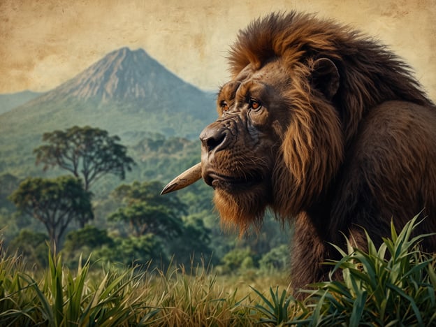 Auf dem Bild ist vermutlich ein Tier zu sehen, das in einer afrikanischen Savanne dargestellt wird, möglicherweise mit einem Hintergrund von Bergen oder einem Vulkan.Wenn du den Kongo bereisen möchtest, hier sind einige Reisetipps:1. **Visum und Einreise**: Informiere dich vorher über die Visabestimmungen und beantrage dein Visum rechtzeitig.2. **Vaccinationen**: Lass dich gegen Krankheiten wie Gelbfieber und Malaria impfen. Ein ärztlicher Rat ist wichtig.3. **Transport**: In den Städten gibt es Taxis, aber Überlandreisen können herausfordernd sein. Reise mit lokalen Anbietern oder organisierten Touren.4. **Unterkünfte**: Buche im Voraus, besonders in touristischen Gebieten. Es gibt verschiedene Optionen von günstigen Hostels bis zu luxuriösen Lodges.5. **Wilder Tierbeobachtung**: Der Kongo hat beeindruckende Nationalparks, wie den Virunga Nationalpark, wo du Gorillas in freier Wildbahn sehen kannst.6. **Kultur**: Respektiere die lokalen Bräuche und Traditionen. Lerne einige Worte in Lingala oder Kikongo, das wird geschätzt.7. **Sicherheit**: Informiere dich über die aktuelle Sicherheitslage in den Regionen, die du besuchen möchtest, und befolge lokale Empfehlungen.Viel Spaß auf deiner Reise!