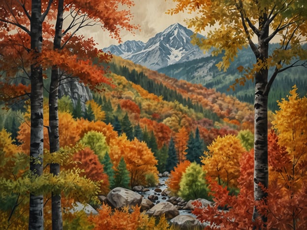Auf dem Bild ist eine malerische herbstliche Landschaft zu sehen, die von leuchtenden Farben geprägt ist. Die Bäume zeigen verschiedene Nuancen von Orange, Gelb und Rot, während im Hintergrund majestätische Berge erkennbar sind.
Für Herbstreisen sind einige der besten Reiseziele:
1. **New England, USA** – Berühmt für seine spektakuläre Laubfärbung und charmante Dörfer.
2. **Bavaria, Deutschland** – Die malerischen Berge und herzlichen Feste machen diese Region im Herbst besonders attraktiv.
3. **Tuscany, Italien** – Die sanften Hügel und Weinreben erstrahlen in warmen Farben und laden zum Erkunden ein.
4. **Kyoto, Japan** – Die roten und goldenen Blätter der Ahornbäume sind ein beeindruckender Anblick.
Diese Orte bieten nicht nur wunderschöne Landschaften, sondern auch kulturelle Erlebnisse während der Herbstmonate.