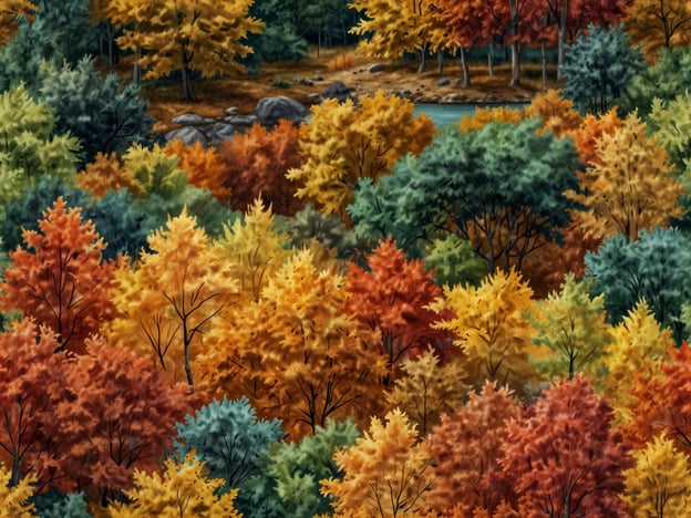 Das Bild zeigt eine malerische herbstliche Landschaft mit bunten Laubbäumen, die in leuchtenden Farbtönen von Rot, Orange, Gelb und Grün leuchten.Hier sind fünf Nationalparks, die sich hervorragend für einen herbstlichen Besuch eignen:1. **Great Smoky Mountains Nationalpark** (Tennessee/North Carolina) – Bekannt für beeindruckende Herbstfarben und Nebel, der über die Berge zieht.2. **Acadia Nationalpark** (Maine) – Bietet wunderschöne Ausblicke und eine Vielzahl von Laubbäumen, die in leuchtenden Farben erstrahlen.3. **Shenandoah Nationalpark** (Virginia) – Berühmt für die Skyline Drive, die eine atemberaubende Sicht auf die herbstliche Landschaft bietet.4. **Yellowstone Nationalpark** (Wyoming/Montana/Idaho) – Ein faszinierender Ort, um die Wildtierbeobachtung und die Herbstfarben zu kombinieren.5. **Cuyahoga Valley Nationalpark** (Ohio) – Hat wunderschöne Wanderwege und Flüsse, die im Herbst besonders malerisch sind.Ein Besuch in diesen Parks in der Herbstsaison wird durch die farbenfrohe Laubfärbung zu einem unvergesslichen Erlebnis!