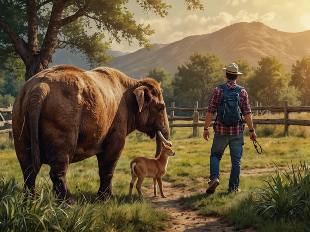 Auf dem Bild ist ein Bauer zu sehen, der mit einer Kuh und einem kleinen Kalb auf einem malerischen Bauernhof spaziert. Die Umgebung ist ländlich und idyllisch, umgeben von Bäumen und Bergen im Hintergrund.Ein Bauernhof ist der perfekte Ort für Familienurlaube, weil er eine Vielzahl von Aktivitäten bietet, die sowohl für Kinder als auch für Erwachsene bereichernd sind. Es gibt die Möglichkeit, Tiere zu füttern und zu streicheln, was besonders für Kinder faszinierend ist und ihnen den Umgang mit Natur und Tieren näherbringt.Außerdem können Familien gemeinsam an frischen Luft Zeit verbringen, die Schönheit der Landschaft genießen und verschiedene ländliche Handwerke kennenlernen. Dies fördert nicht nur die Bindung innerhalb der Familie, sondern auch ein Bewusstsein für nachhaltige Lebensweisen. Ein Aufenthalt auf dem Bauernhof kann die Kinder dazu inspirieren, die Natur zu schätzen und wertzuschätzen, während sie gleichzeitig unvergessliche Erinnerungen mit der Familie schaffen.