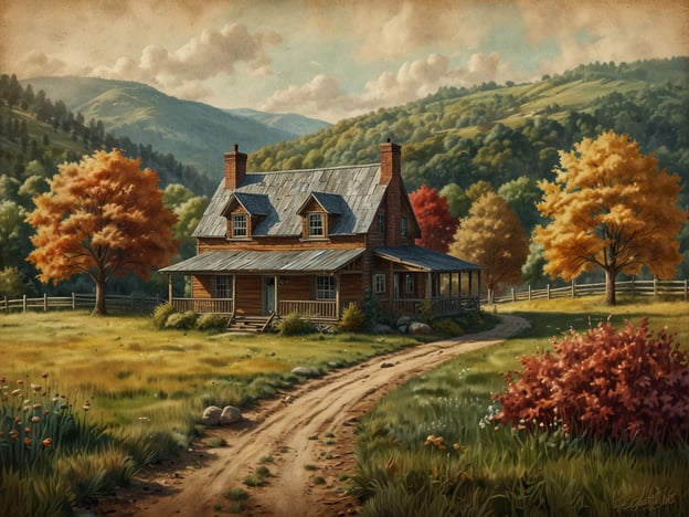 Auf dem Bild ist ein malerisches Landhaus zu sehen, umgeben von herbstlichen Farben. Die Bäume sind in verschiedenen Rot- und Gelbtönen gefärbt, was eine gemütliche und entspannte Atmosphäre schafft. Solch eine Umgebung ist ideal für die Herbstferien.Für entspannte Herbstferien empfehlen sich Reiseziele wie:1. **Die Alpen** – Genießen Sie die herrliche Natur und die bunten Wälder bei Wanderungen.2. **Der Schwarzwald** – Perfekt für gemütliche Spaziergänge und kulinarische Erlebnisse.3. **Toskana, Italien** – Die sanften Hügel und Weinlandschaften sind besonders im Herbst traumhaft.4. **Neuseeland** – Bietet beeindruckende Landschaften, die in goldenen Farbtönen erstrahlen.5. **New England, USA** – Berühmt für seine atemberaubenden herbstlichen Laubfärbungen.Diese Reiseziele bieten die Möglichkeit, den Herbst in seiner vollen Pracht zu erleben und sich zu entspannen.