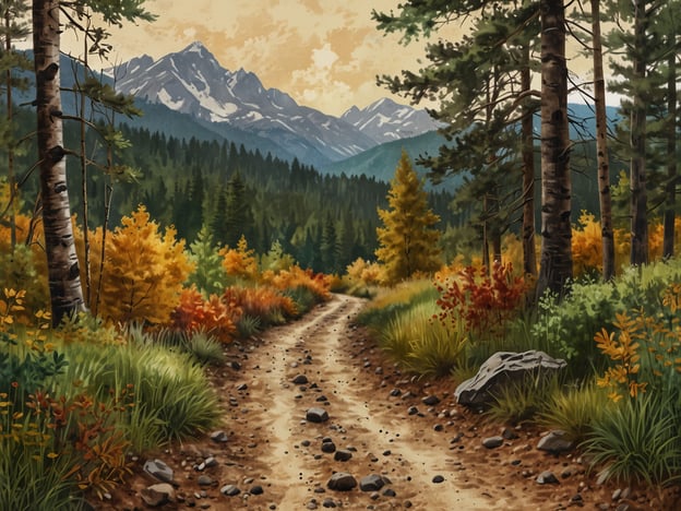 Auf dem Bild ist ein malerischer Waldweg zu sehen, der durch eine herbstliche Landschaft führt. Die Bäume sind in warmen Farben wie Gelb, Orange und Rot gefärbt, was typisch für die Herbstsaison ist. Im Hintergrund erheben sich majestätische Berge, die die Szenerie abrunden.
Nachhaltiges Wandern im Herbst bedeutet, diese schöne Umgebung zu genießen, während man darauf achtet, die Natur zu respektieren. Dazu gehört, auf den Wegen zu bleiben, keinen Müll zurückzulassen und die Tier- und Pflanzenwelt nicht zu stören. Solche Spaziergänge fördern nicht nur das Wohlbefinden, sondern helfen auch, das Bewusstsein für die Erhaltung der natürlichen Schönheit unserer Umwelt zu schärfen.