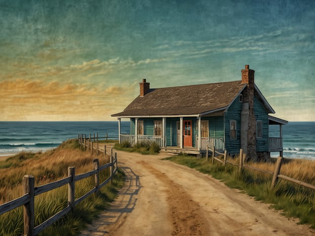 Auf dem Bild ist ein charmantes, blaues Haus zu sehen, das an einem Küstenweg steht, umgeben von Gras und mit einem Blick auf das Meer. Die Szenerie wirkt friedlich und malerisch, perfekt für einen entspannten Aufenthalt.**Tipps für deinen Besuch auf Prince Edward Island:**1. **Besuche das Anne of Green Gables Museum**: Tauche ein in die Geschichte von Anne Shirley und erkunde die Umgebung, die L. M. Montgomery inspiriert hat.2. **Genieße die Strände**: Die Insel hat viele schöne Strände, wie die Cavendish Beach, die ideal für Sonnenbaden und Strandspaziergänge sind.3. **Probiere lokale Meeresfrüchte**: Lass dir die köstlichen Muscheln, Austern und Hummer nicht entgehen – die Gastronomie ist ein Highlight der Insel!4. **Fahrradtouren**: Miete ein Fahrrad und erkunde die Confederation Trail, die durch die wunderschöne Landschaft führt.5. **Wandern und Natur**: Besuche den Prince Edward Island Nationalpark für schöne Wanderwege und die beeindruckende Natur.6. **Kulturelle Veranstaltungen**: Halte Ausschau nach Festivals oder Märkten, um die lokale Kultur und Kunst zu erleben.Viel Spaß auf deiner Reise!
