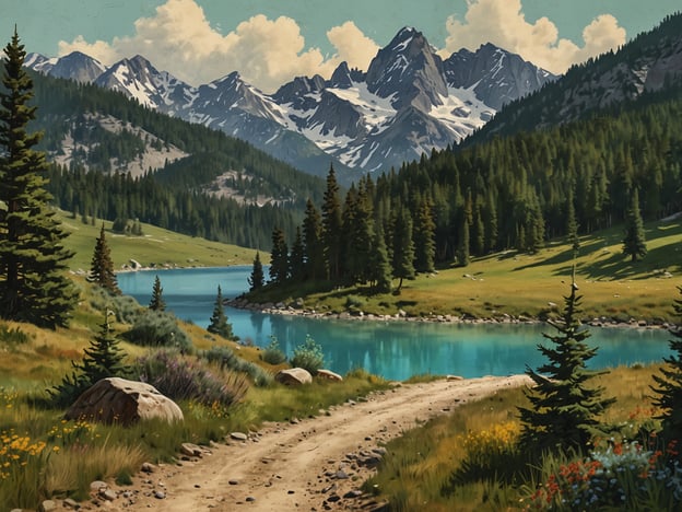 Auf dem Bild ist eine malerische Landschaft mit Bergen, einem klaren blauen See und grünen Wiesen zu sehen. Diese Idylle könnte einige der Wandermöglichkeiten rund um Mammoth Lakes widerspiegeln.In der Umgebung von Mammoth Lakes gibt es zahlreiche Wanderwege, wie zum Beispiel:1. **Duck Pass Trail**: Dieser Trail führt zu schönen Aussichtspunkten und einem charmanten Bergsee.2. **Mono Lake Trail**: Entlang des Mono Lake bieten sich herrliche Ausblicke auf die umliegende Natur.3. **Mammoth Crest Trail**: Für Abenteuerlustige bietet dieser Weg spektakuläre Aussichten und herausfordernde Strecken.4. **Rainbow Falls Trail**: Ein leichter Zugang zu einem beeindruckenden Wasserfall, ideal für Familien.Diese Wege bieten verschiedene Schwierigkeitsgrade und wunderschöne Naturerlebnisse.