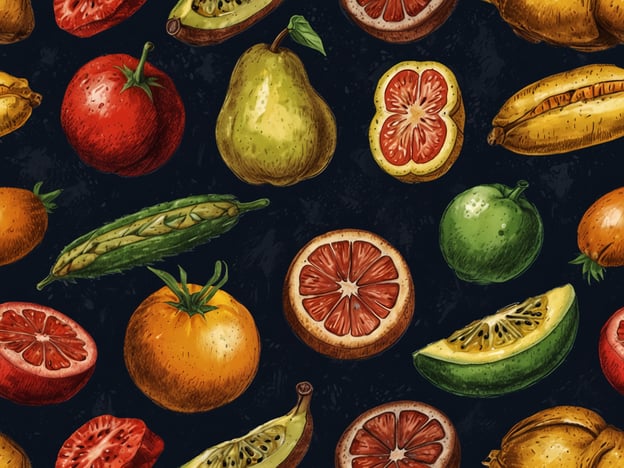 Auf dem Bild sind verschiedene köstliche Früchte und Gemüse zu sehen, die kulinarische Highlights repräsentieren. Dazu gehören:
- **Tomaten**: Vielseitig verwendbar in Salaten, Saucen und als Pizzabelag.
- **Birnen**: Süß und saftig, perfekt für Desserts oder als Snack.
- **Zitronen**: Ideal für das Verfeinern von Gerichten und Getränken, geben einen frischen Geschmack.
- **Bananen**: Nahrhaft und energiefüllend, ideal für Smoothies oder als Snack.
- **Pomelos und Grapefruits**: Fruchtig und leicht bitter, perfekt für Frühstücke oder Salate.
- **Melonen**: Erfrischend und süß, ideal für Sommergerichte oder Fruchtsalate.
Diese bunten und abwechslungsreichen Zutaten laden zu kreativen Gerichten und gesunden Snacks ein!
